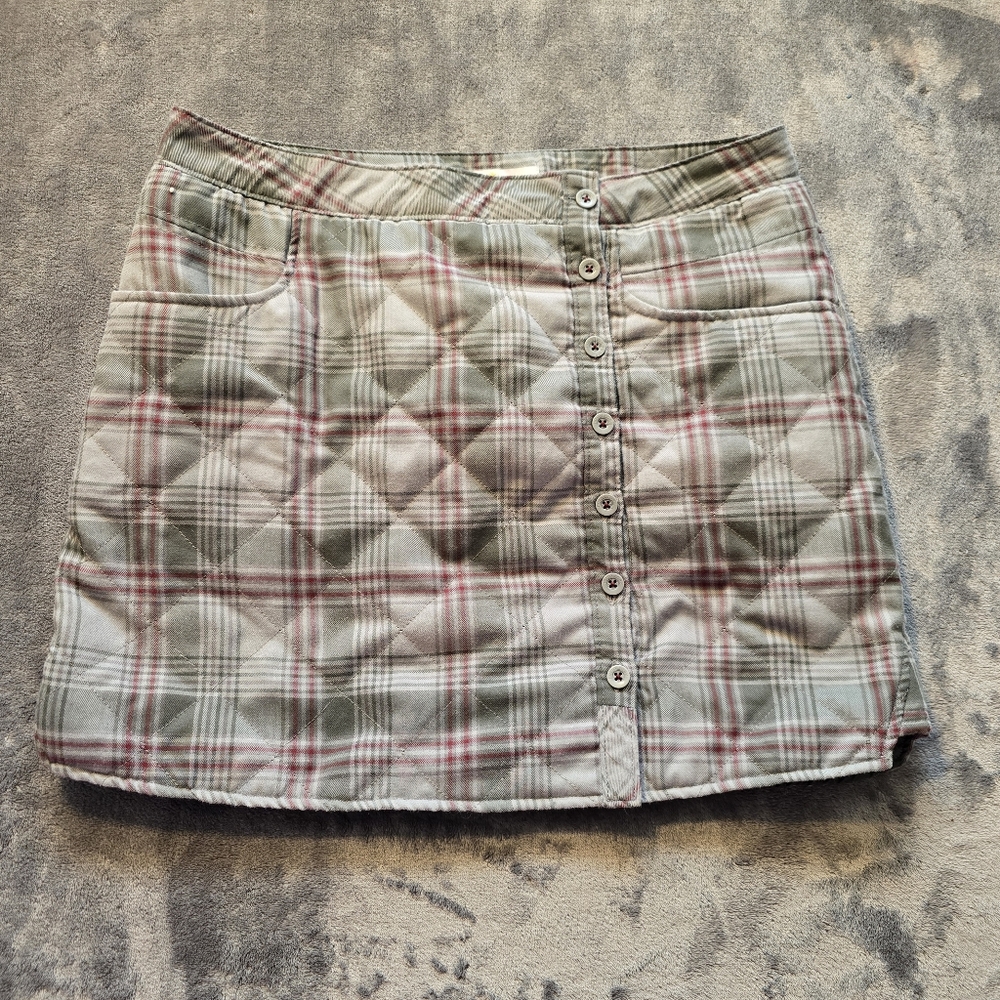 Horny Toad Quilted Birddog Skirt Size 8 - Picture 2 of 12